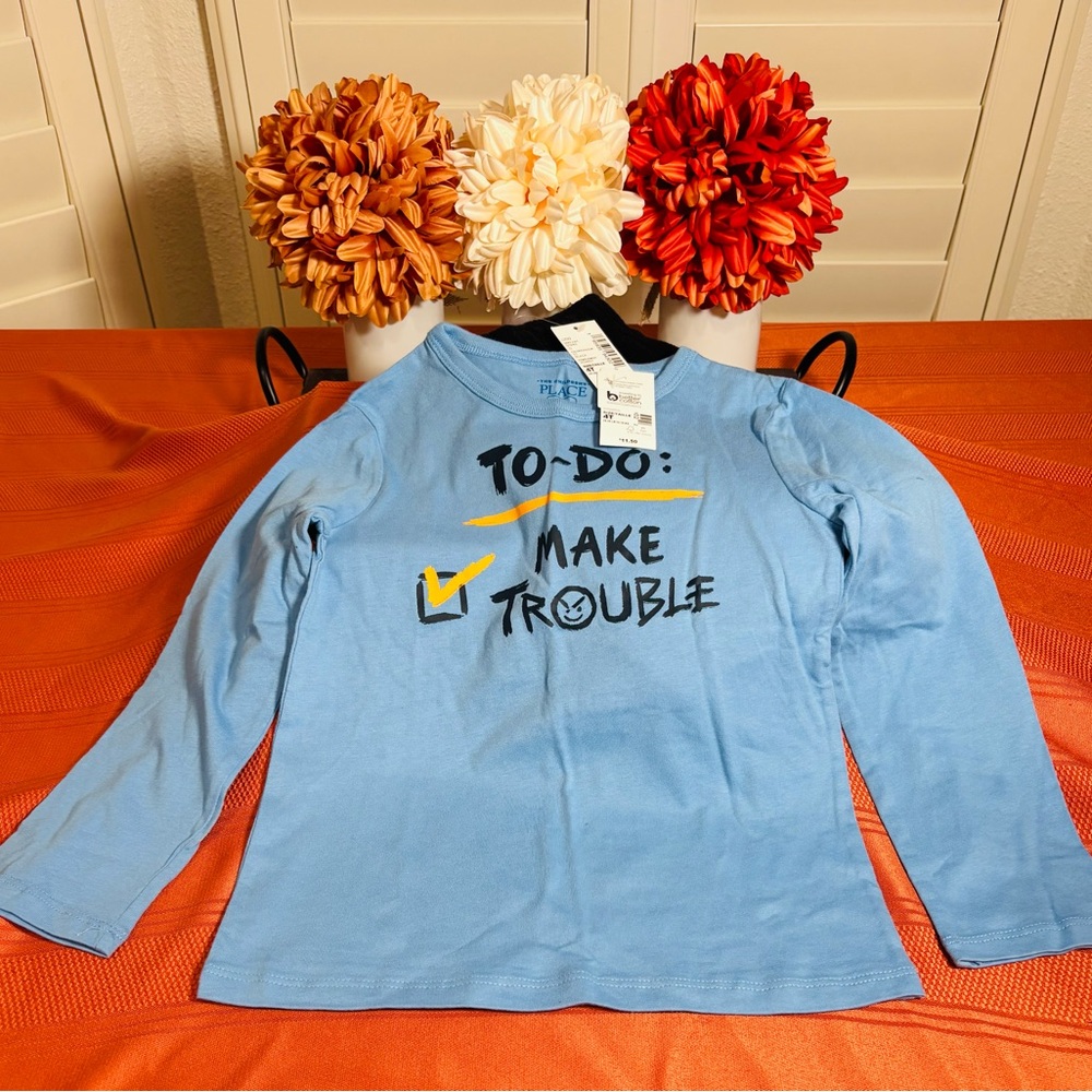 The Children's Place Blue Long Sleeve Shirt